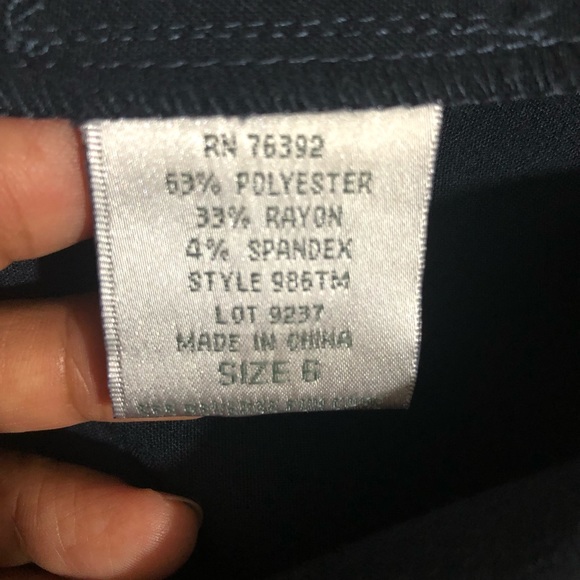 OLIVIA MATTHEWS Charcoal Gray Ruffle Dress Sz 6 - Picture 8 of 8